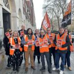 Staff protest outside BMA as pay row escalates